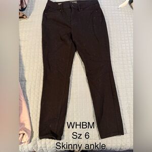 White House Black Market Black Skinny Ankle Jeans